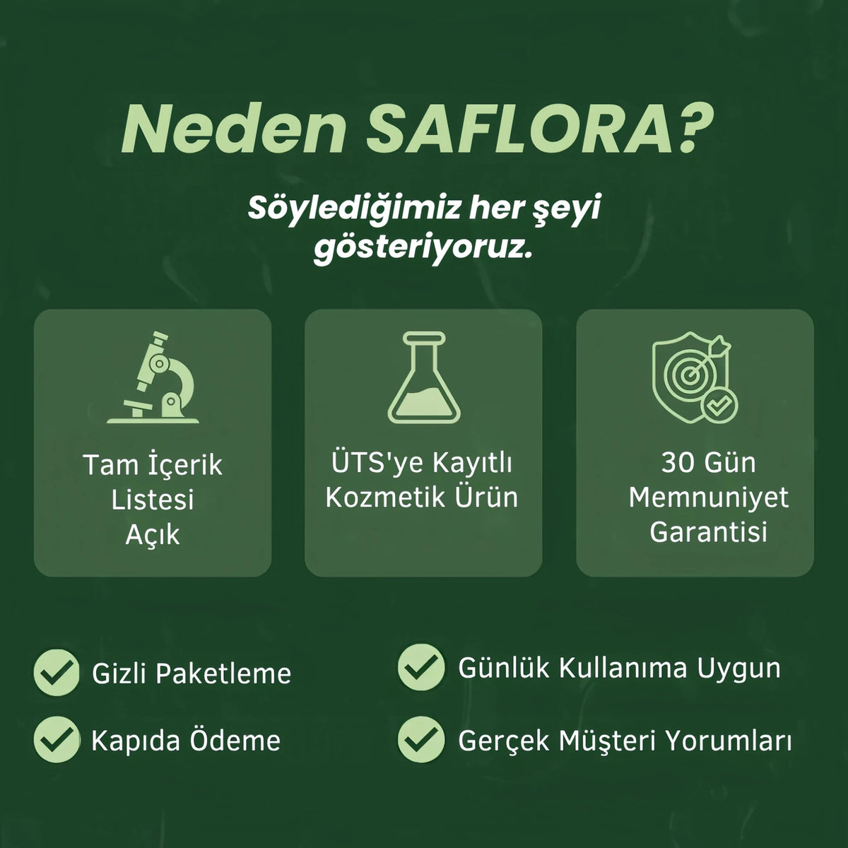 SAFLORA® Arındırıcı Bakım Sabunu – Çay Ağacı, Okaliptüs ve Kükürt