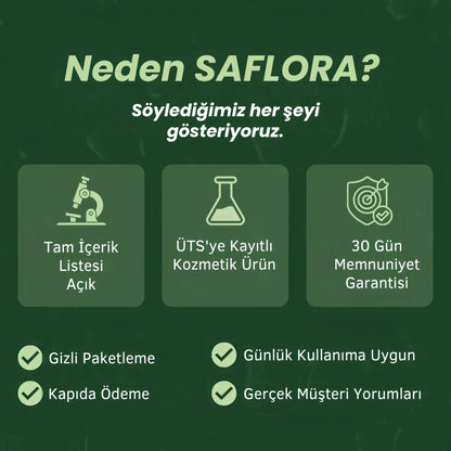 SAFLORA® Arındırıcı Bakım Sabunu – Çay Ağacı, Okaliptüs ve Kükürt